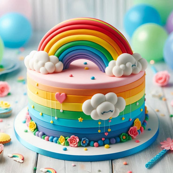 Rainbow Cake